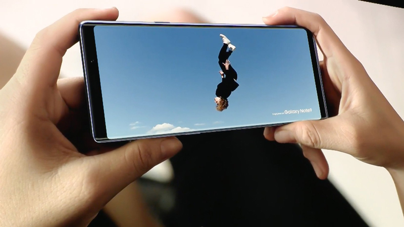 Quay phim Super Slow Motion trên Samsung Galaxy Note 9
